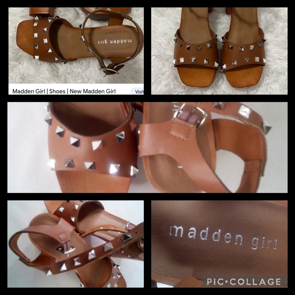 New Madden wooden heels shoes - Picture 2 of 8